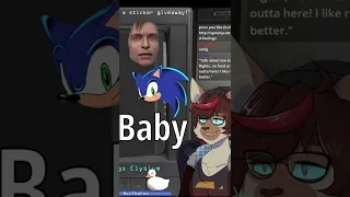 When chat finds out you can do an okay Sonic voice #Shorts