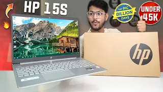 HP 15s Thin & Light Laptop Unboxing🔥2023| GTA V Gaming Test| Best Laptop Under 50k RS|