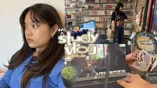 uni study vlog 🎂 stu(dying) at cafes again, turning 19, spring in uk, realistic days ft. everlasting