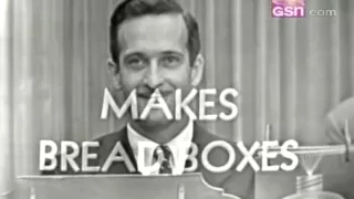 Bread Box Maker on "What's My Line?"