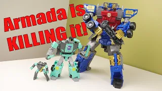 Armada Fans Are Eating GOOD | #transformers Legacy Armada Optimus Prime and SG Sideswipe