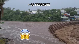 Flash Flood - île de la Réunion - crue soudaine à la rivière d'abord