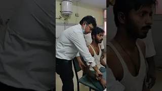 l prakash method of Shoulder dislocation reduction , an easy way/ उतरे कंधे जो बैठने का आसान तरीका ।