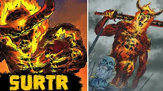 Surtr: The Tenebrous Fire Giant of Norse Mythology - Mythological Curiosities #GodOfWarRagnarok