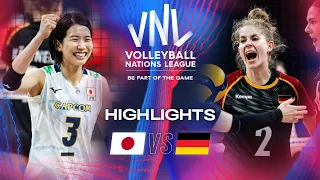 🇯🇵 JPN vs. 🇩🇪 GER - Highlights | Week 1 | Women's VNL 2024