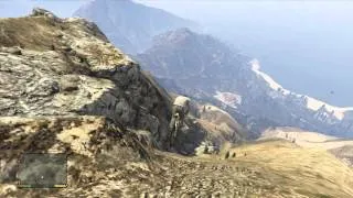 Bike Riding down Mt. Chiliad in GTA V