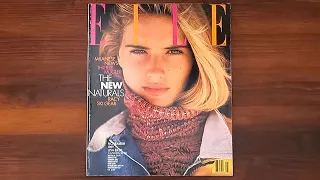 1989 November ASMR Magazine Flip Through: Elle w Cathy Fedoruk, Thierry Mugler