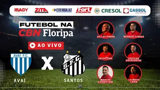 Avaí x Santos - Série B do Campeonato Brasileiro - 26/04/2024