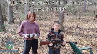 Henry lever action 22 youth. The perfect first rifle.