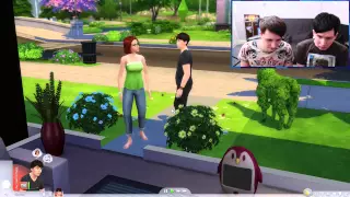 DIL HAS A STALKER   Dan and Phil Play  Sims 4 #15 rus sub