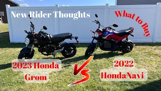 Honda Navi vs Honda Grom *New Rider*