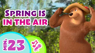 🎤 TaDaBoom English 🌷Spring is in the air🌷 Karaoke collection for kids 🎵 Masha and the Bear songs