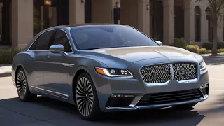 2024 Lincoln continental ultra luxury sedan interior and exterior