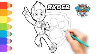 How to Draw Paw Patrol The Movie 🐾 Drawing Paw Patrol Ryder