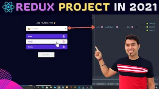 🔴 Modern React Redux To-Do List Project in Hindi in 2021