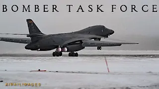 Bomber Task Force 24-2 B-1B Lancer takeoff in Sweden