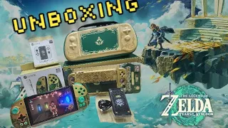 Unboxing Accessories iine official Zelda Tears of The Kingdom (Switch OLED)