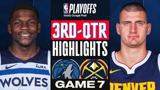 Denver Nuggets vs Minnesota Timberwolves Game 7 Highlights 3rd-QTR | May 19 | 2024 NBA Playoffs