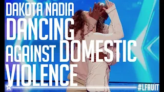 Dakota & Nadia performed an AMAZING dance against DOMESTIC VIOLENCE  | France's Got Talent 2018