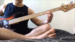 Nemo - Nightwish (bass cover w/ tabs in description)