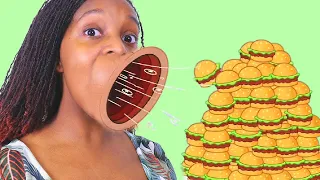 TRY NOT TO EAT Watching These Food Skits! 🍔 - Onyx Family