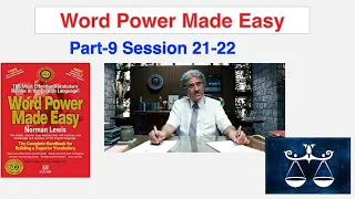 (Session 20-21) Summary of Word Power Made Easy Norman Lewis