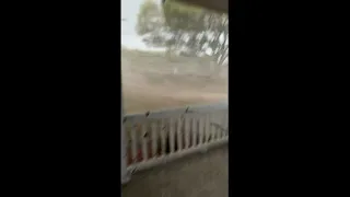 Man records moment his roof is ripped off during tornado in Ellabell, Georgia