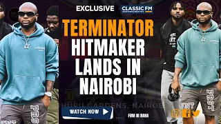 TERMINATOR HITMAKER KING PROMISE LANDS IN NAIROBI KENYA