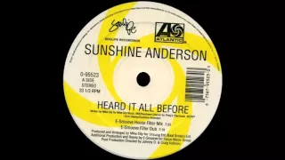 Sunshine Anderson - Heard It All Before ( E-Smooth House Filter Mix) HQwav