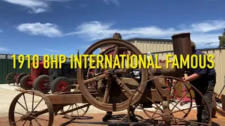 1910 8hp international famous. First start In 50years +