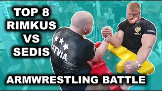 Battling Top 8 Level Armwrestler | Deivydas Rimkus vs Sandris Sedis