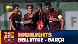 [HIGHLIGHTS] FUTBOL (Juvenil A): U. Bellvitge - FC Barcelona (1-4)