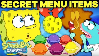 Every Weird Secret Food at the Krusty Krab! 🍔🤯 | SpongeBob