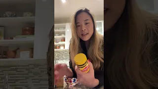 I tried vegemite for the first time