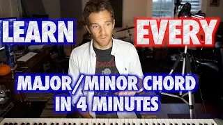 Learn EVERY Major or Minor Piano Chord in 4 Minutes