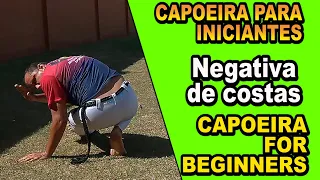 Aula 45 (class 45) negativa de costas (Capoeira iniciantes capoeira for beginners ENGLISH SUBTITLES)