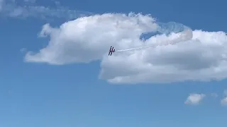 RAD Aerosports Jet Waco takeoff at Oshkosh, 2022.