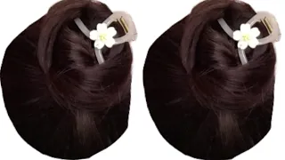 2 Easy Summer Bun Hairstyle🌼 | 30 Clutcher Hairstyle | Summer Hairstyle | Bun | Everyday Bun 2024