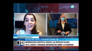 Información científica contra noticias falsas. En el Conicet chequean información sobre la pandemia