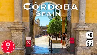 CÓRDOBA - Spain 🇪🇸 4K Sunny Day Walking Tour ☀️ Narrow Streets & Mezquita-Catedral de Córdoba ASMR