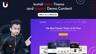 How to Install Astra Theme in WordPress and Import Demo Templates [English]