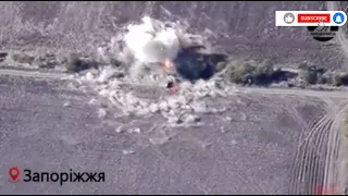Ukraine war footage, Kamaz Truck Full Of Ammunition With 2S3 Akatsiya Explode By HIMARS Strike,