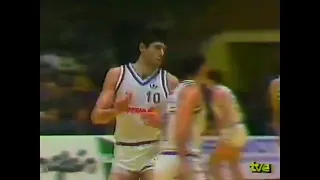 Fernando Martin 1985 Europe Cup Zalgiris Kaunas - Real Madrid