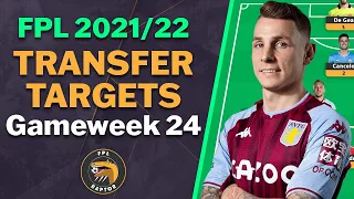 FPL GAMEWEEK 24 TRANSFER TIPS | BEST TRANSFER TARGETS! | Fantasy Premier League Tips 2021/22