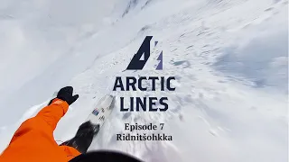 Snowboarding at Finland's highest peak - Ridnitšohkka l  Arctic Lines