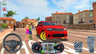 Taxi Sim 2020 🚕 💥 Driving Jeep 4X4 SUV in City || Taxi Game 49 @AlphaMobilegaming