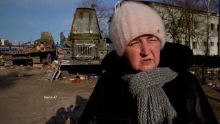 Footage of the liberated by the Armed Forces of Ukraine town of Trostianets in the East of Ukraine