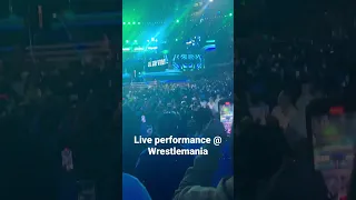 Lil Uzi Vert LIVE Performance in California @ WWE Wrestlemania 39 (Surprise Guest) #shorts