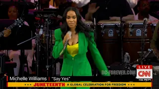 Michelle Williams - Say Yes / Optimistic (feat. Anthony Hamilton & Mary Mary) [CNN Juneteenth Event]