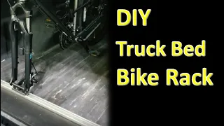 DIY Bike Rack - Truck Bed